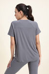 Zelocity Quick Dry Relaxed Top - Steel Grey — thumbnail 3